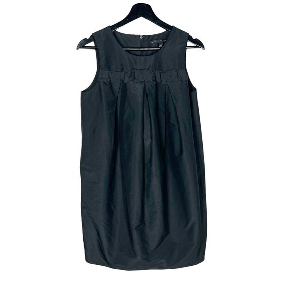 Robert Rodriguez Black Shift High Yoke Sleeveless Mini Dress 8